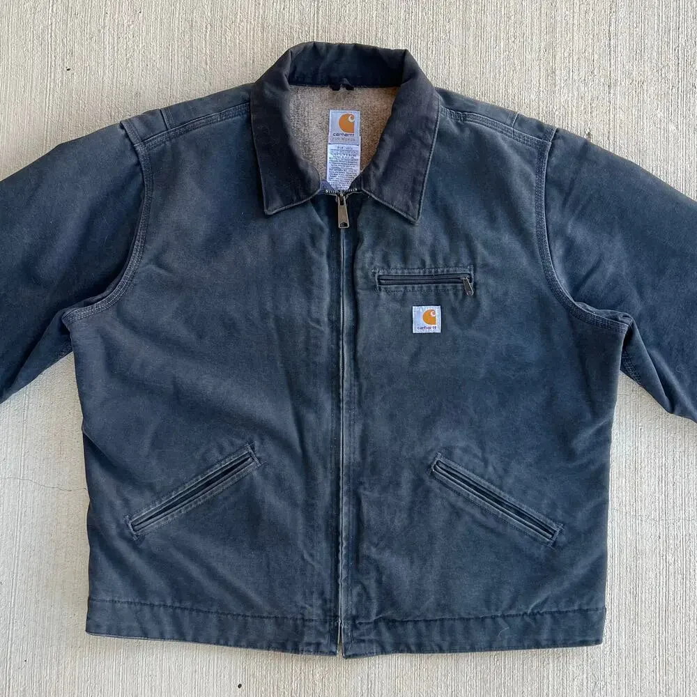 Carhartt WOMENS WJ097 PTL gray Detroit work wear jacket